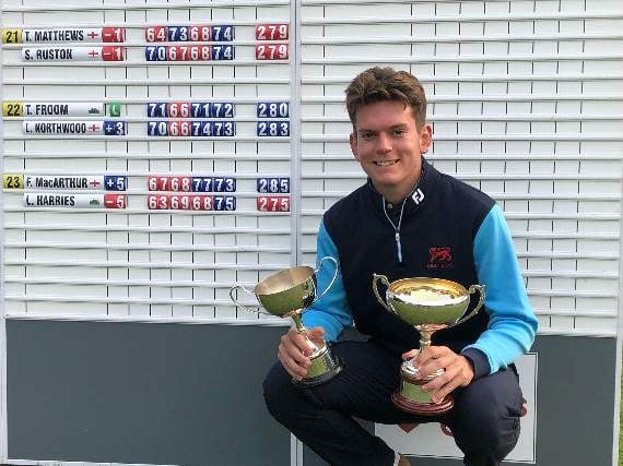 Tenby's Luke lifts Welsh Youth title