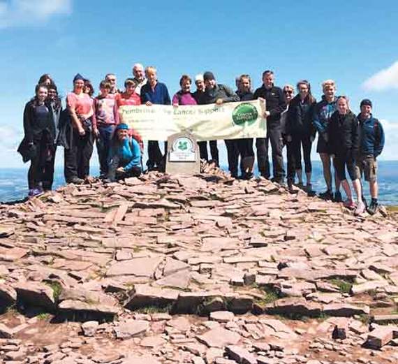 Walkers take on Three Peaks Challenge in aid of Cancer Support