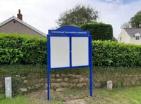 New notice boards will inform East Williamston Community of events in the locality