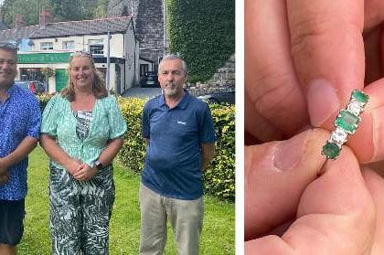 Tenby metal detecting enthusiasts reunite owner with precious ring
