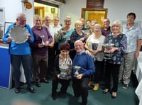 Prizes presented to Saundersfoot bowlers