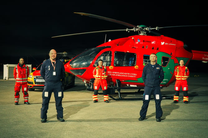 The Wales Air Ambulance heroes