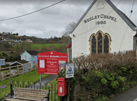 Sunday service at Saundersfoot Methodist Church