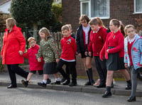 Families take to their feet this International Walk to School Month