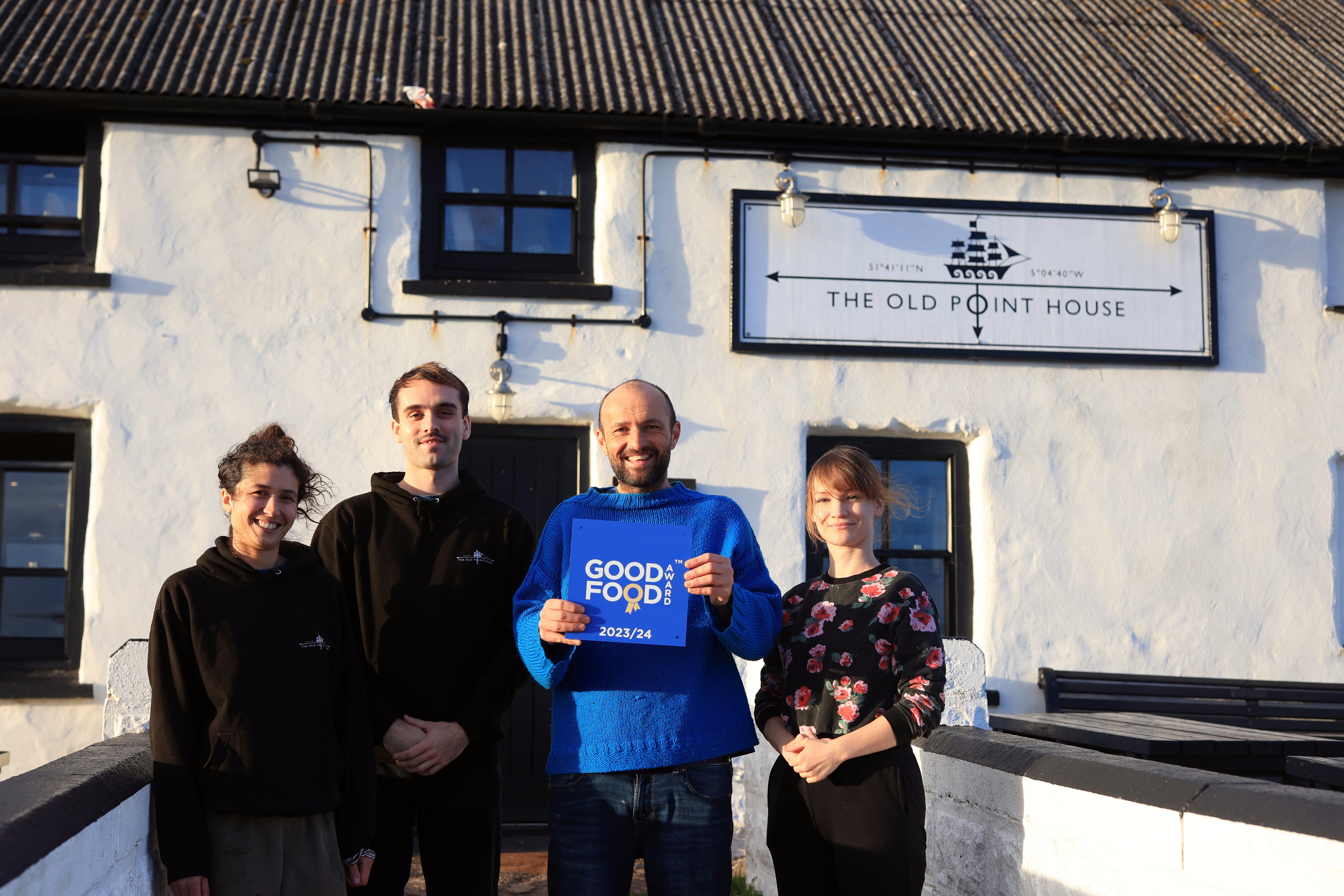 Old Point House at Angle, Pembrokeshire wins Good Food Award | narberth ...