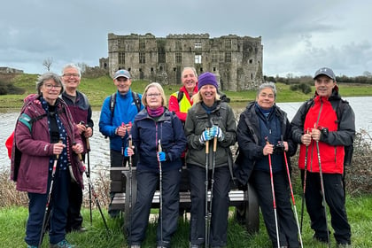 Steps2Health walkers have fun in Pembrokeshire despite rainy February