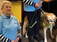 Carew WI welcomes Eva Rich and Guide Dog Nancy