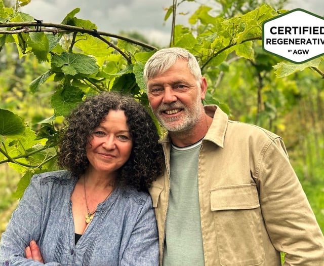 Whitland vineyard is first in UK to be Certified Regenerative by AGW