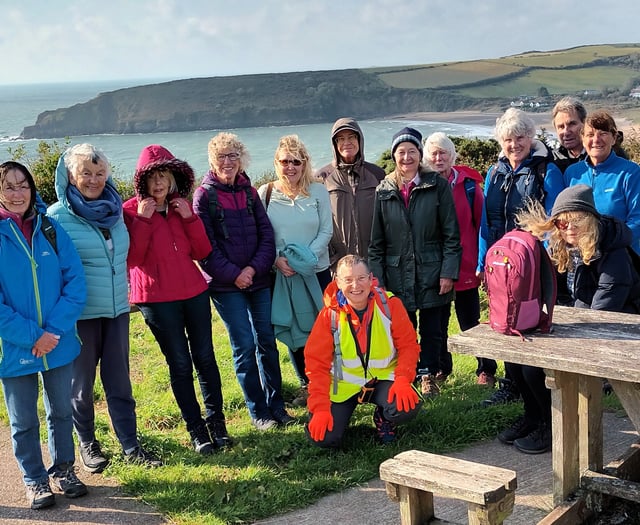 October a pleasant month for Tenby walking group