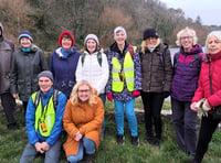 PHOTO REEL: Steps2Health walkers brave November cold, wind and rain