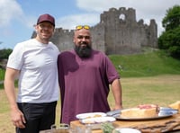 Alun Wyn Jones teams up with fiery chef in Swansea in BBC programme