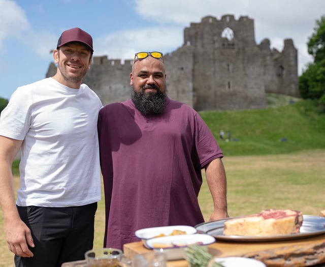 Alun Wyn Jones teams up with fiery chef in Swansea in BBC programme